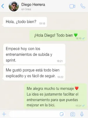 Testimonio 2 - WhatsApp