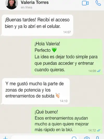 Testimonio 3 - WhatsApp