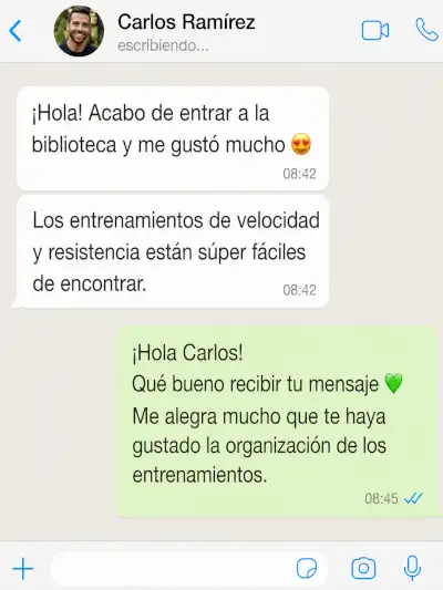 Testimonio 4 - WhatsApp